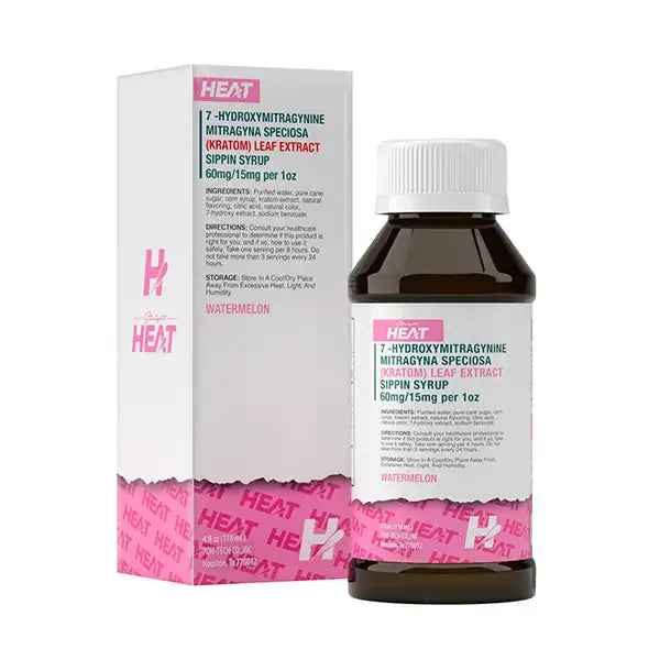 STRAIGHT HEAT SIPPEN SYRUP KRATOM SHOT 4OZ