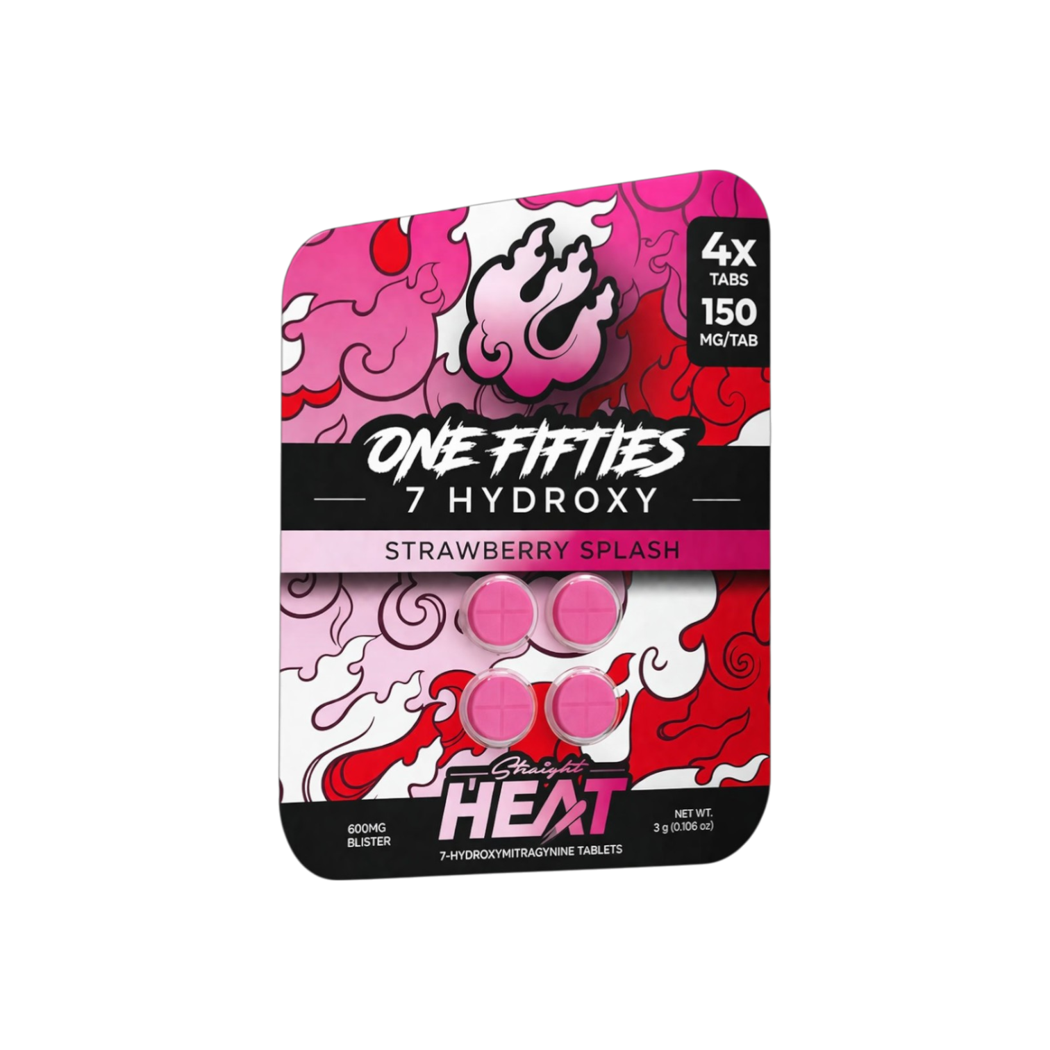 HEAT ONE FIFTIES 7 HYDROXY 150MG PER TAB (4CT PACK)