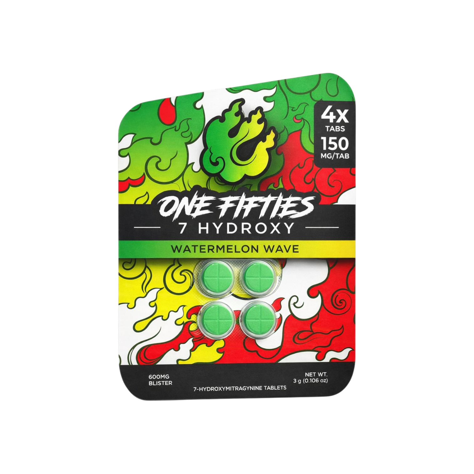 HEAT ONE FIFTIES 7 HYDROXY 150MG PER TAB (4CT PACK)