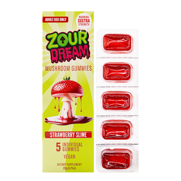 ZOUR DREAM MUSHROOM GUMMIES XXXTRA STRENGTH BLEND (5CT PACK)