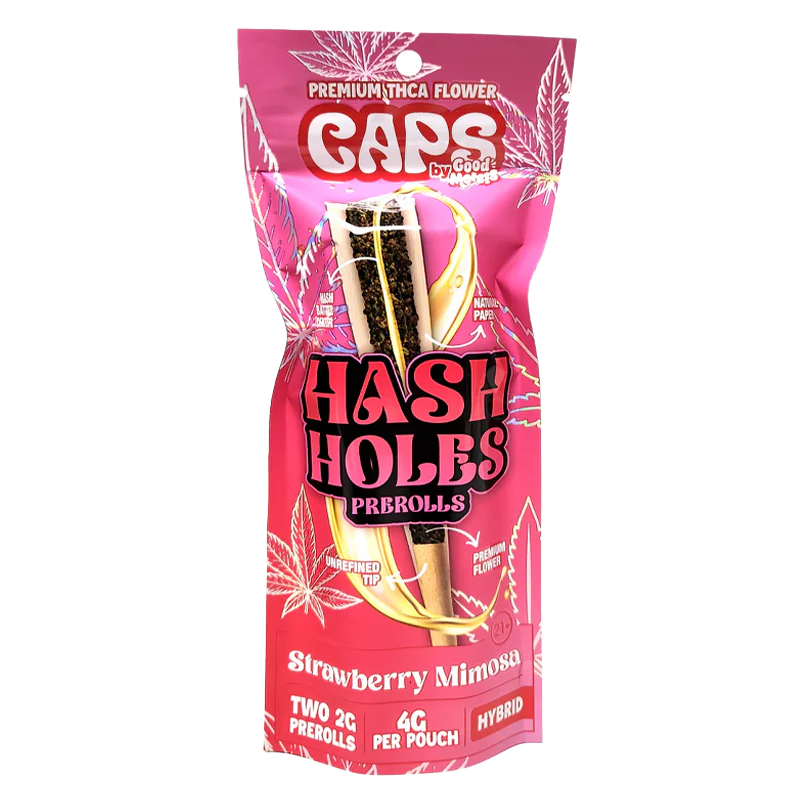 CAPS HASH HOLES THC-A PREROLLS (2 X 2G) PER PACK