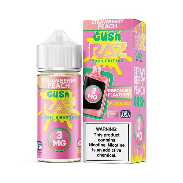 elf bar vape uk POD JUICE E-LIQUID 100ML RAZ GUSH EDITION – Rising Wholesale Inc