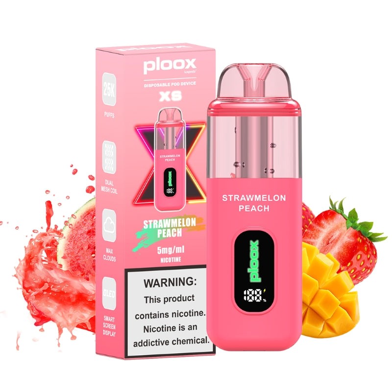 PLOOX DISPOSABLE POD 5% NIC 25000 PUFFS (5CT DISPLAY)