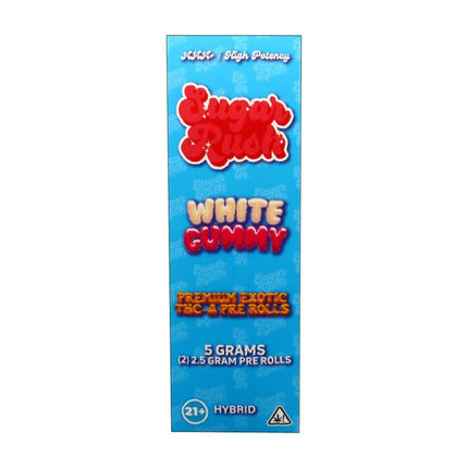 SUGAR RUSH PREMIUM EXOTICS THC-A PRE ROLLS 2 X 2.5G PER PACK