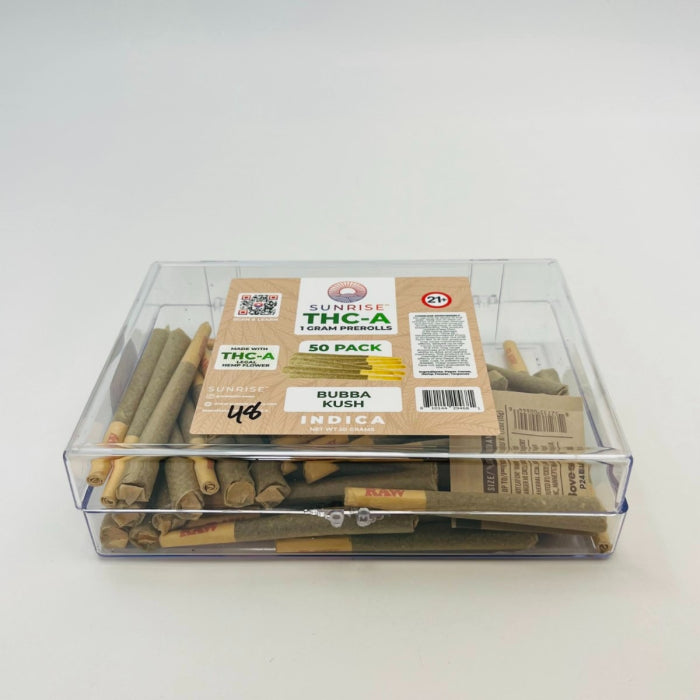SUNRISE THC-A 1 GRAM PRE-ROLLS (50CT PACK)