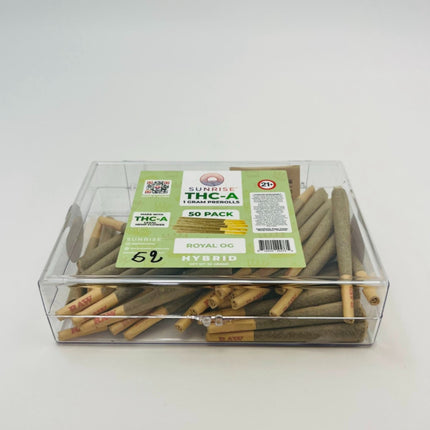 SUNRISE THC-A 1 GRAM PRE-ROLLS (50CT PACK)