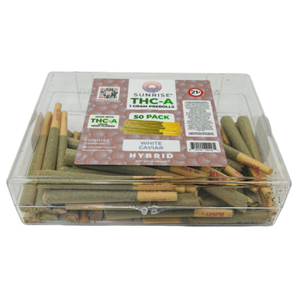 SUNRISE THC-A 1 GRAM PRE-ROLLS (50CT PACK)