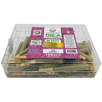 SUNRISE THC-A 1 GRAM PRE-ROLLS (50CT PACK)