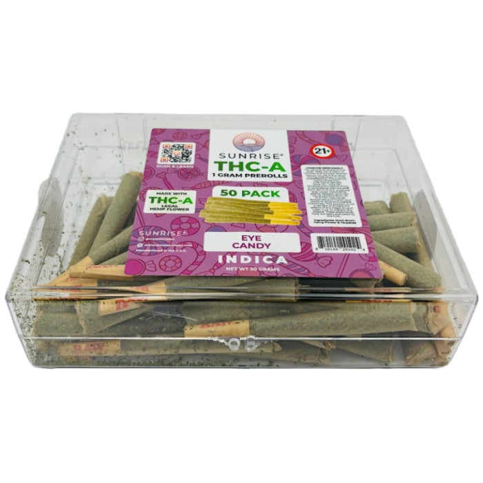 SUNRISE THC-A 1 GRAM PRE-ROLLS (50CT PACK)