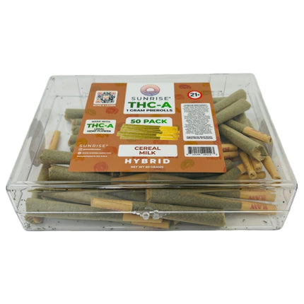 SUNRISE THC-A 1 GRAM PRE-ROLLS (50CT PACK)