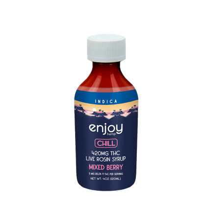 ENJOY HEMP 4OZ LIVE ROSIN THC SYRUP