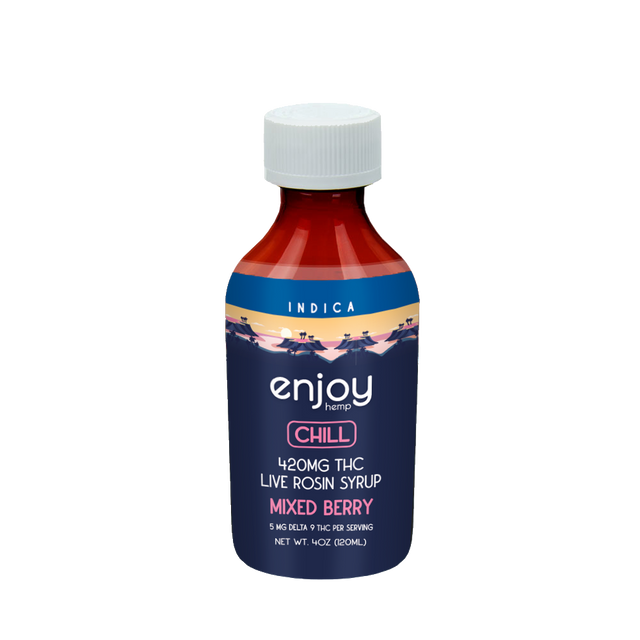 ENJOY HEMP 4OZ LIVE ROSIN THC SYRUP