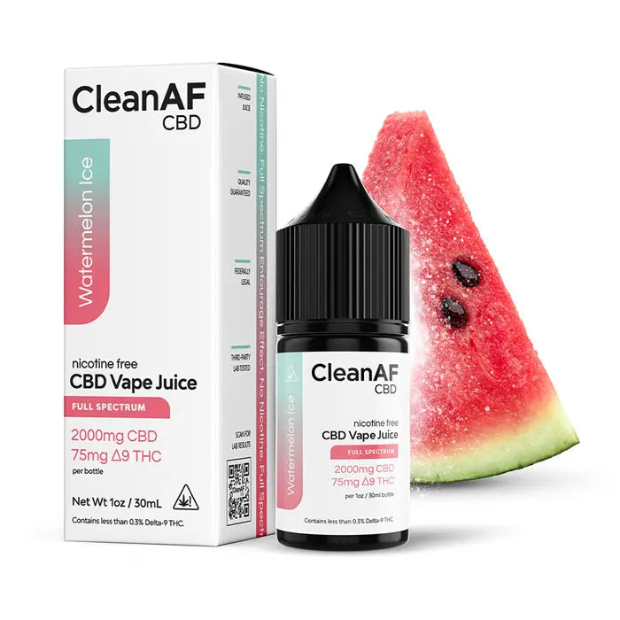 CLEAN AF 30ML CBD FULL SPECTRUM VAPE JUICE