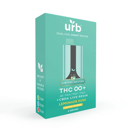 URB THC INFINITY LIMITED EDITION (D8 | THCA | THCP | THCH) + CBDA LIVE RESIN 6 GRAM DISPOSABLE