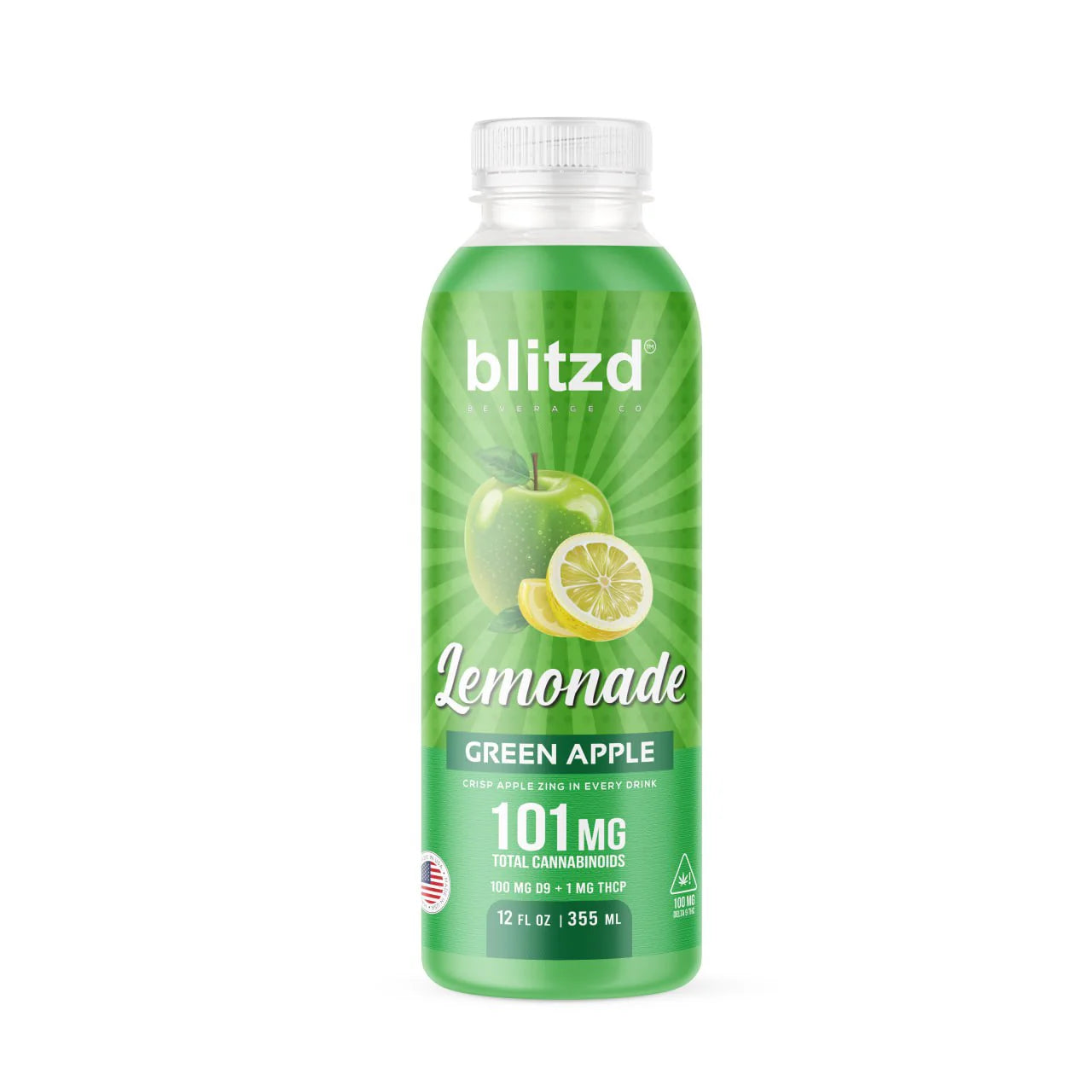 BLITZD LEMONADE 101MG D9 + THC-P 12OZ BOTTLE