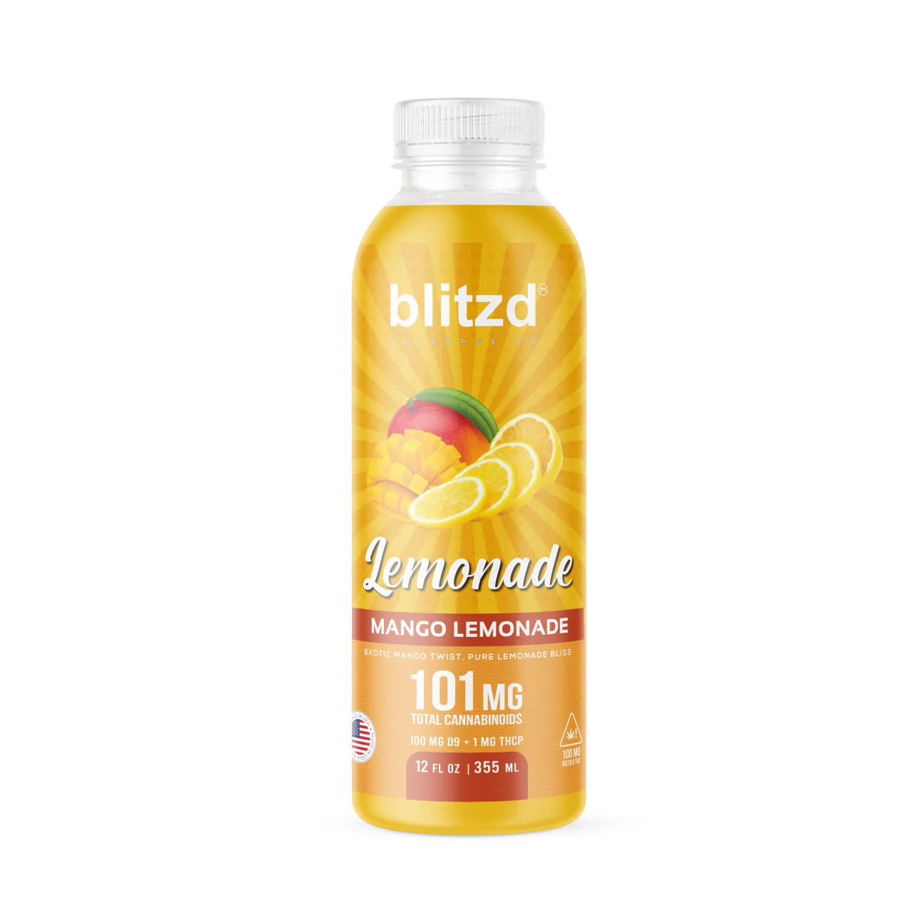 BLITZD LEMONADE 101MG D9 + THC-P 12OZ BOTTLE