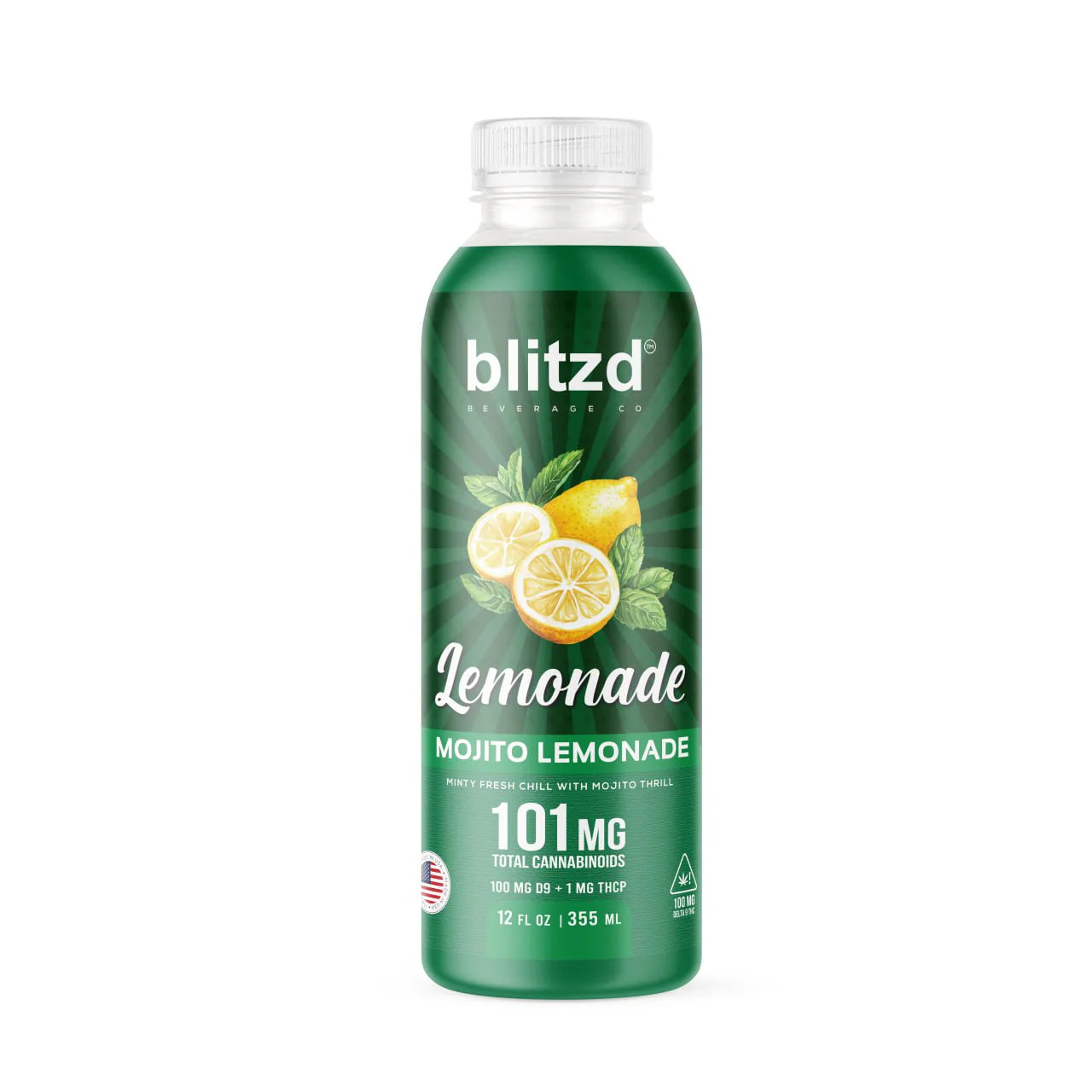 BLITZD LEMONADE 101MG D9 + THC-P 12OZ BOTTLE