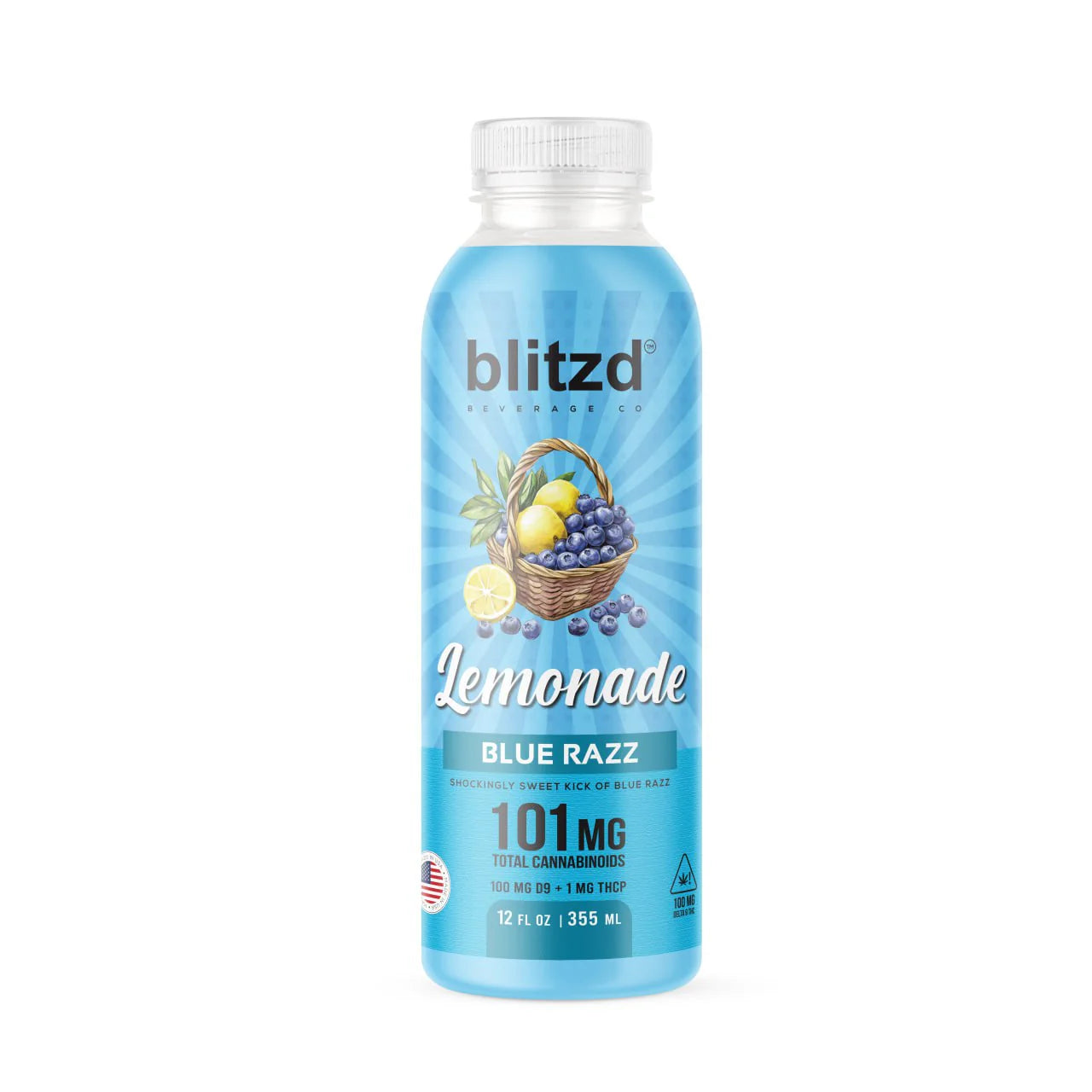 BLITZD LEMONADE 101MG D9 + THC-P 12OZ BOTTLE