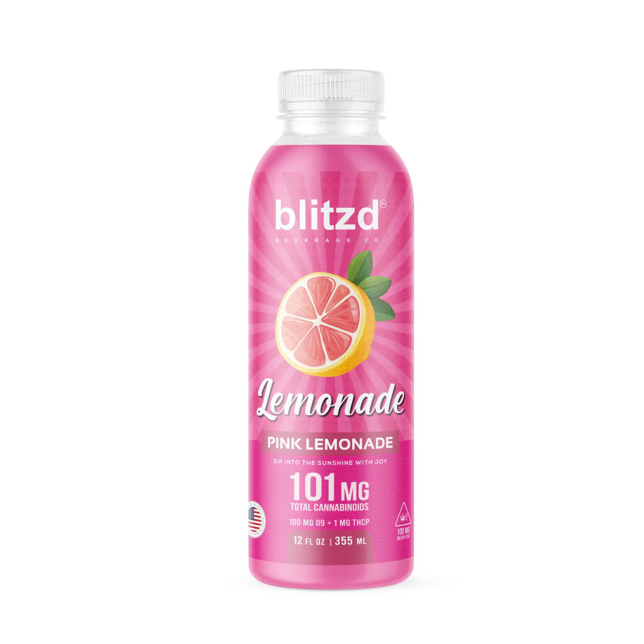 BLITZD LEMONADE 101MG D9 + THC-P 12OZ BOTTLE