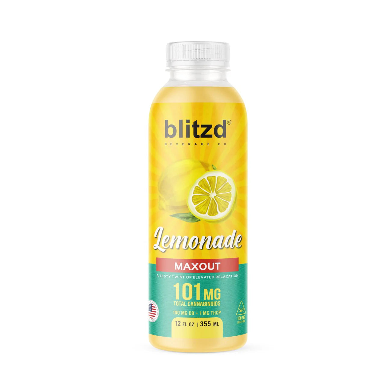 BLITZD LEMONADE 101MG D9 + THC-P 12OZ BOTTLE