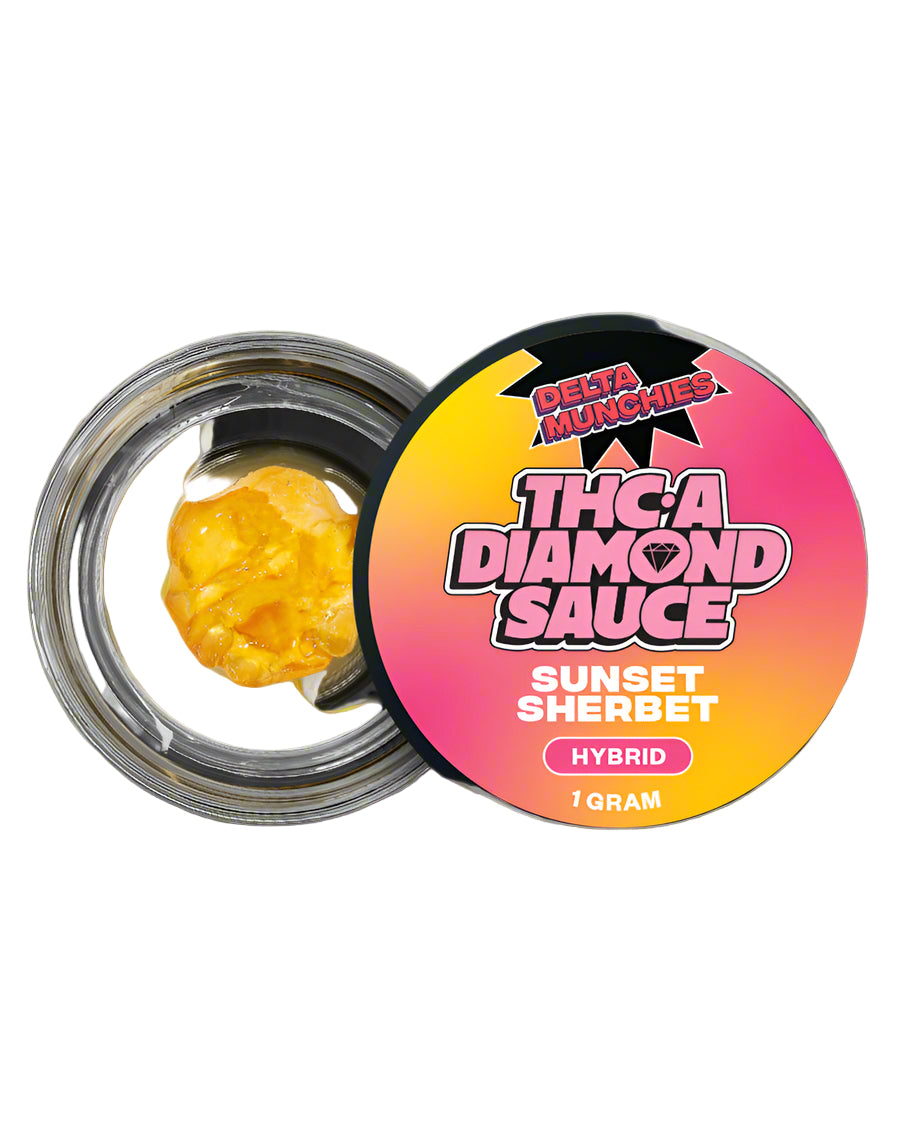 DELTA MUNCHIES THC-A LIVE RESIN DIAMOND SAUCE 1G DABS
