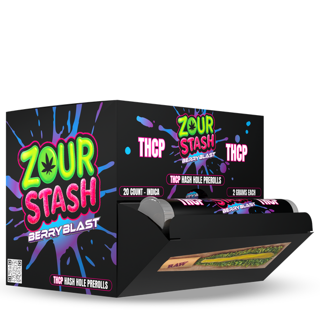 ZOUR STASH THCP 2G HASH HOLE PRE-ROLLS (20CT DISPLAY)