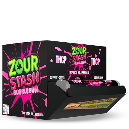 ZOUR STASH THCP 2G HASH HOLE PRE-ROLLS (20CT DISPLAY)
