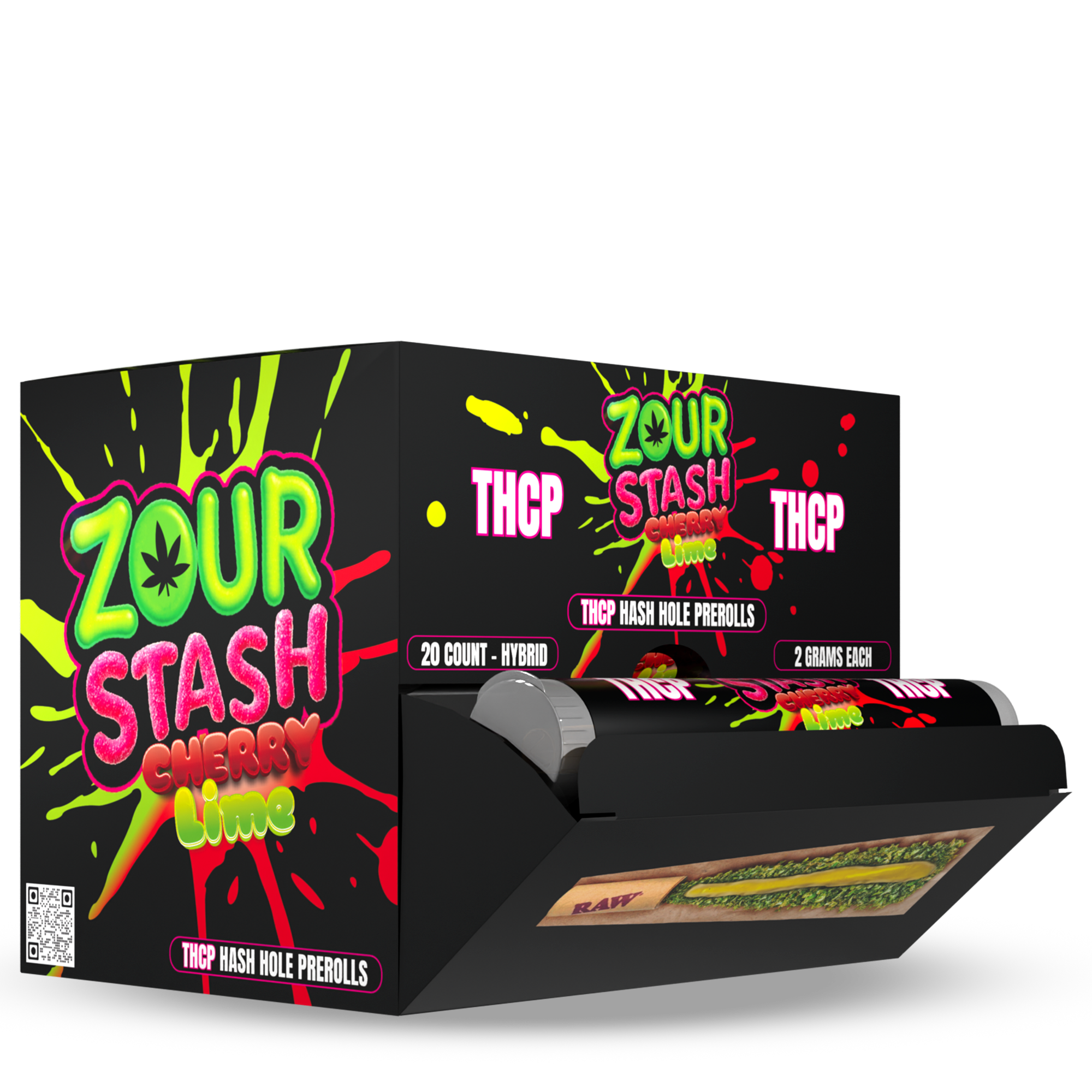 ZOUR STASH THCP 2G HASH HOLE PRE-ROLLS (20CT DISPLAY)