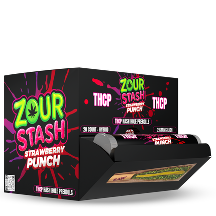 ZOUR STASH THCP 2G HASH HOLE PRE-ROLLS (20CT DISPLAY)