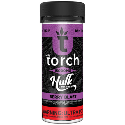 TORCH 15000MG (D9 + THCP) HULK BLEND GUMMIES