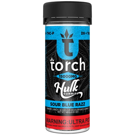 TORCH 15000MG (D9 + THCP) HULK BLEND GUMMIES