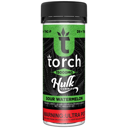 TORCH 15000MG (D9 + THCP) HULK BLEND GUMMIES