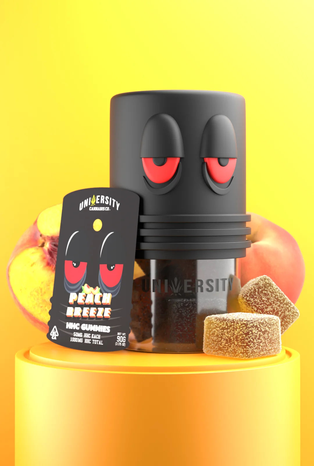 UNIVERISTY LIVE ROSIN THCA 10,000MG GUMMY JAR (500MG/PC)