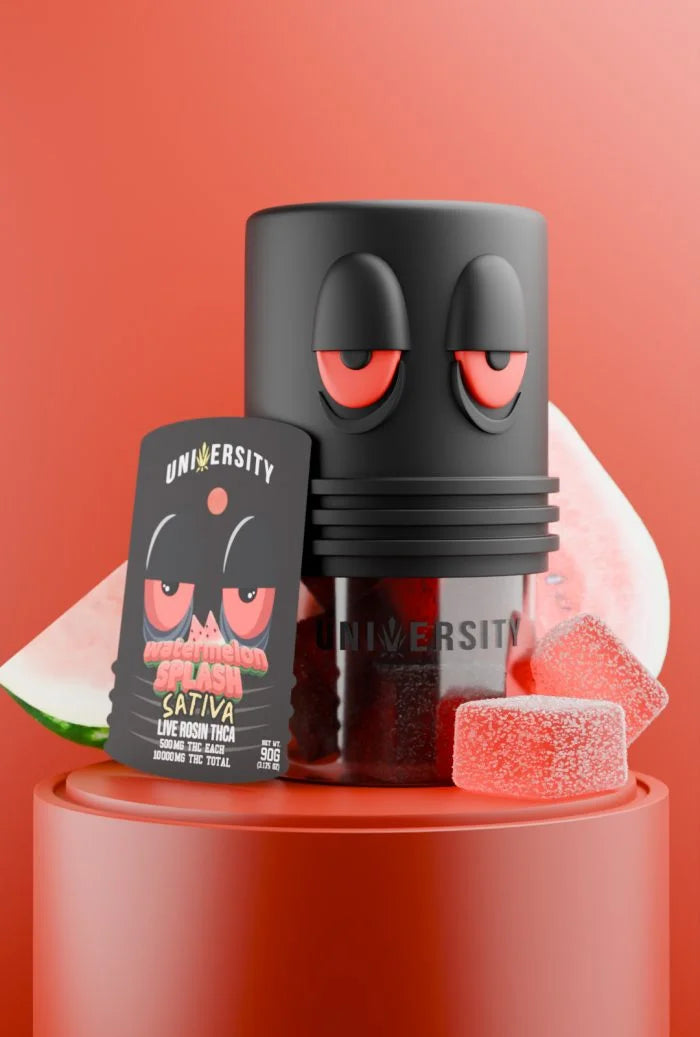 UNIVERISTY LIVE ROSIN THCA 10,000MG GUMMY JAR (500MG/PC)