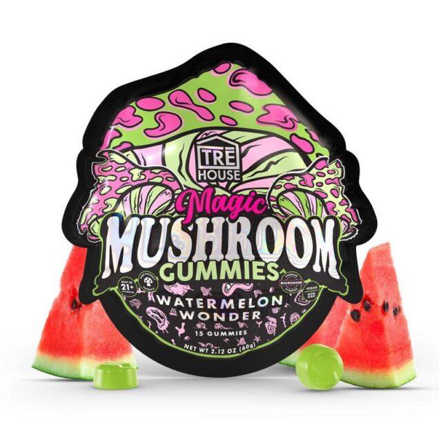 TRE HOUSE MAGIC MUSHROOM GUMMIES 15CT/BAG WATERMELON WONDER 810135370158