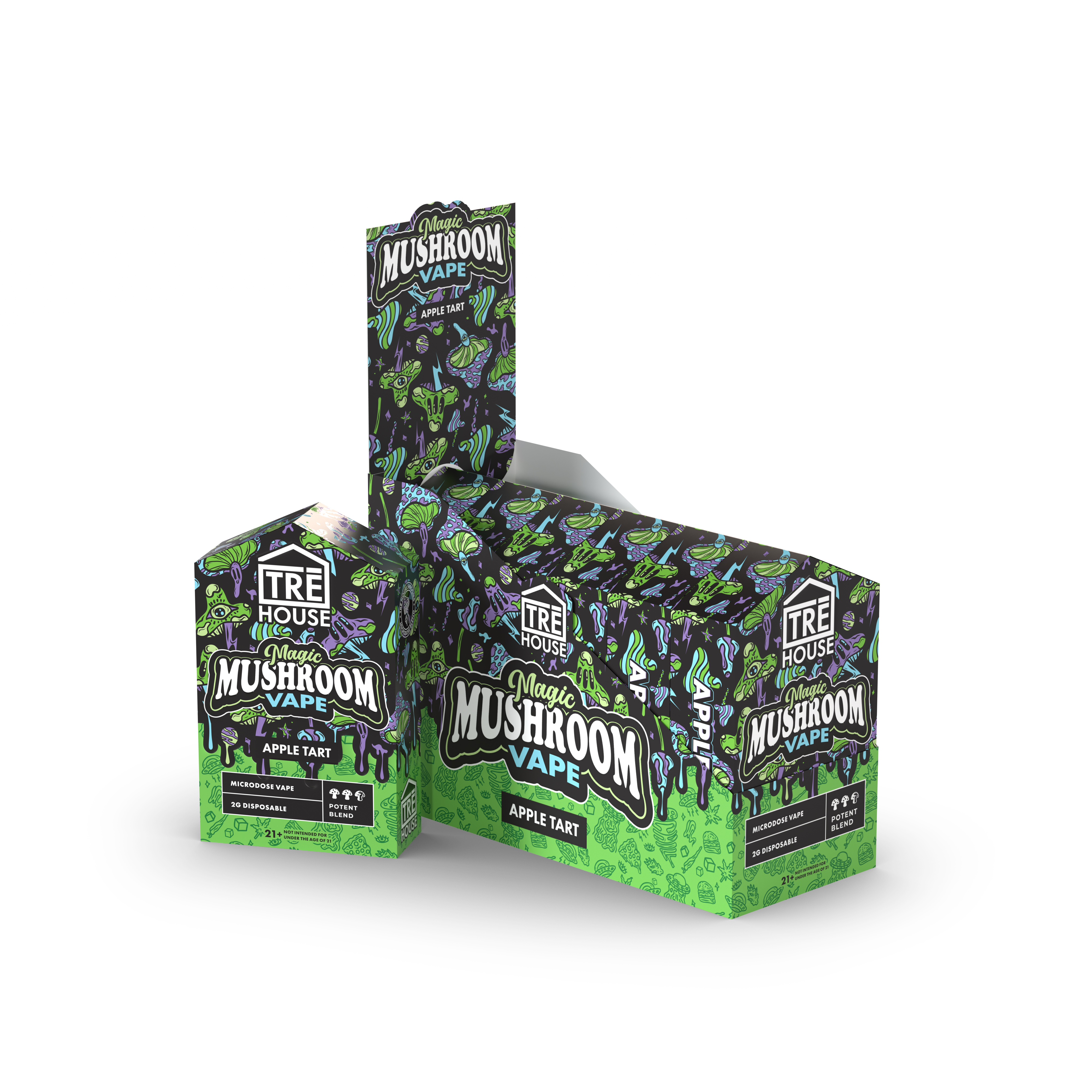 TRE HOUSE MAGIC MUSHROOM POTENT BLEND 2 GRAM DISPOSABLE Rising Wholesale Inc. TRE HOUSE MAGIC MUSHROOM POTENT BLEND 2 GRAM DISPOSABLE Rising Wholesale Inc.