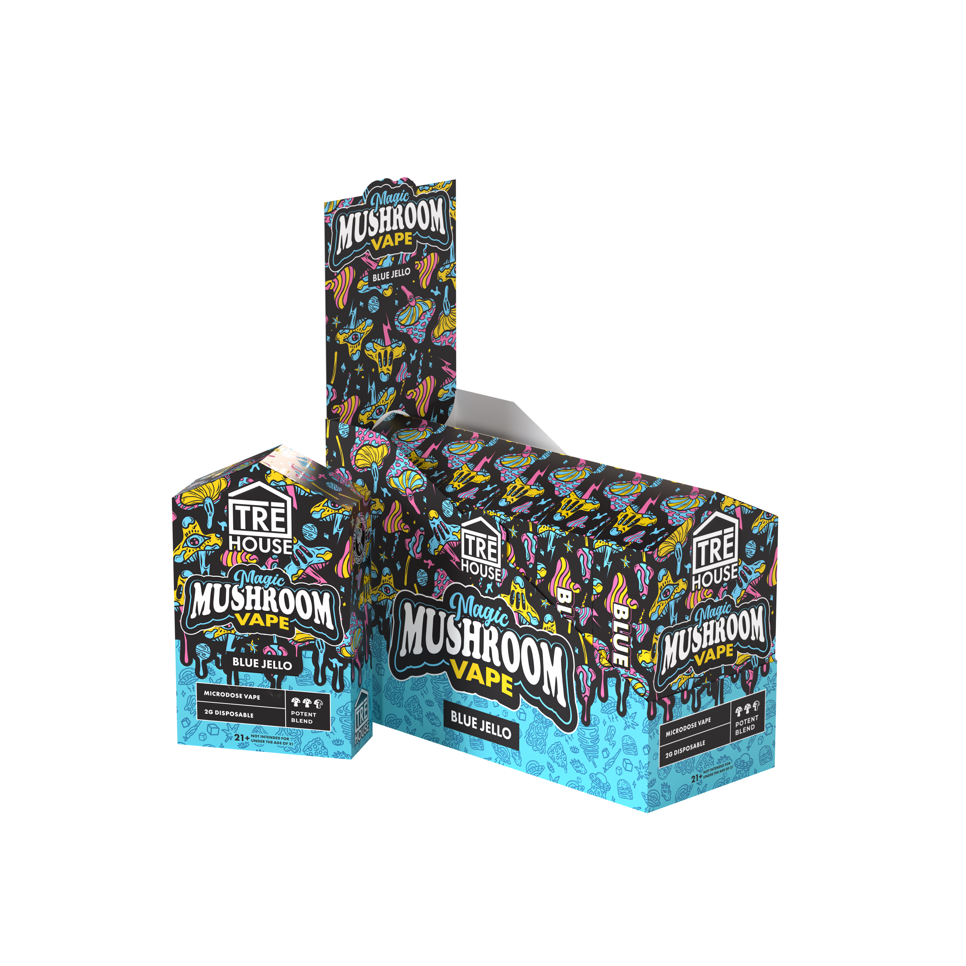 TRE HOUSE MAGIC MUSHROOM POTENT BLEND 2 GRAM DISPOSABLE