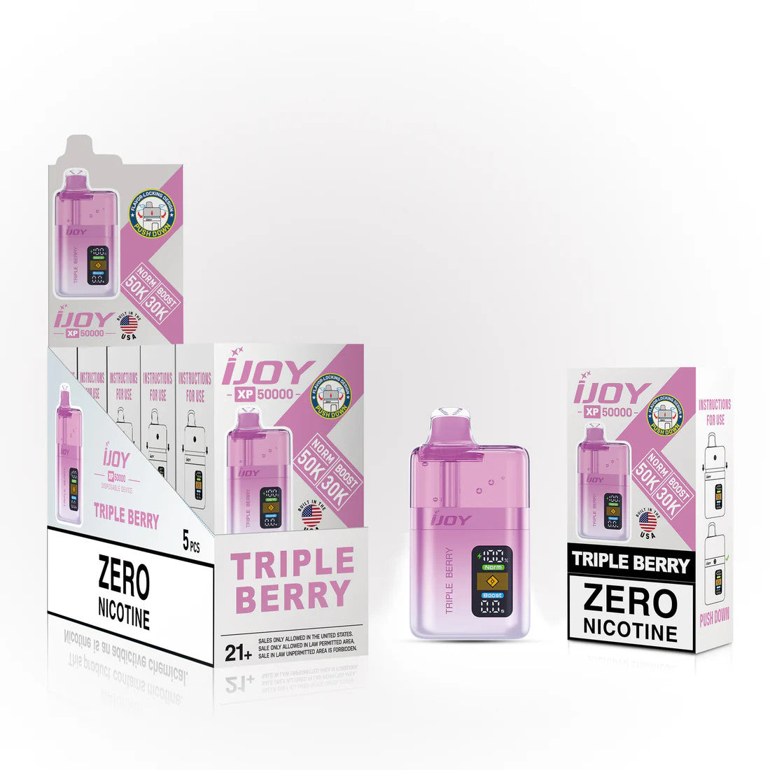 IJOY XP50K ZERO NICOTIE (5CT DISPLAY)