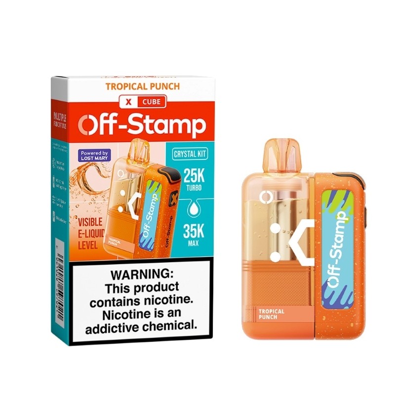 OFF STAMP X-CUBE CRYSTAL EDITION 35K POD (5CT DISPLAY) | TROPICAL PUNCH