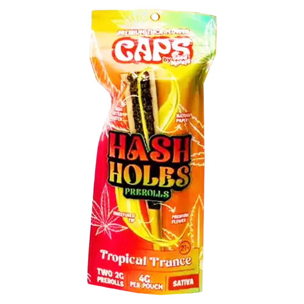 CAPS HASH HOLES THC-A PREROLLS (2 X 2G) PER PACK