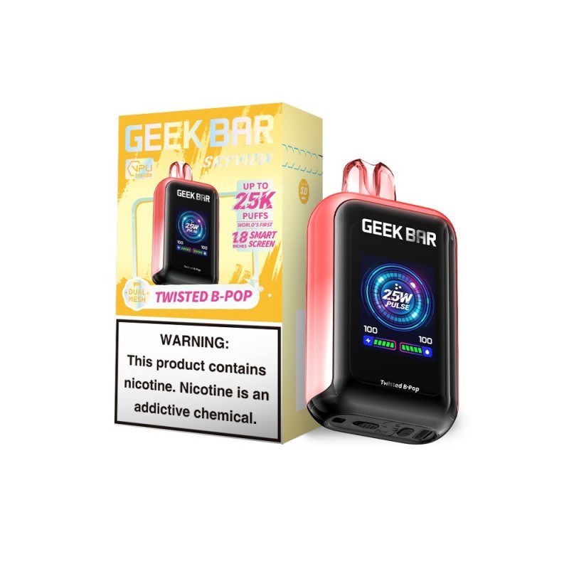 GEEK BAR SKYVIEW 25K PUFFS (5CT DISPLAY) Rising Wholesale Inc. GEEK BAR SKYVIEW 25K PUFFS (5CT DISPLAY) Rising Wholesale Inc.