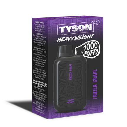 TYSON 2.0 HEAVY WEIGHT 7000 - FROZEN GRAPE - E-CIG