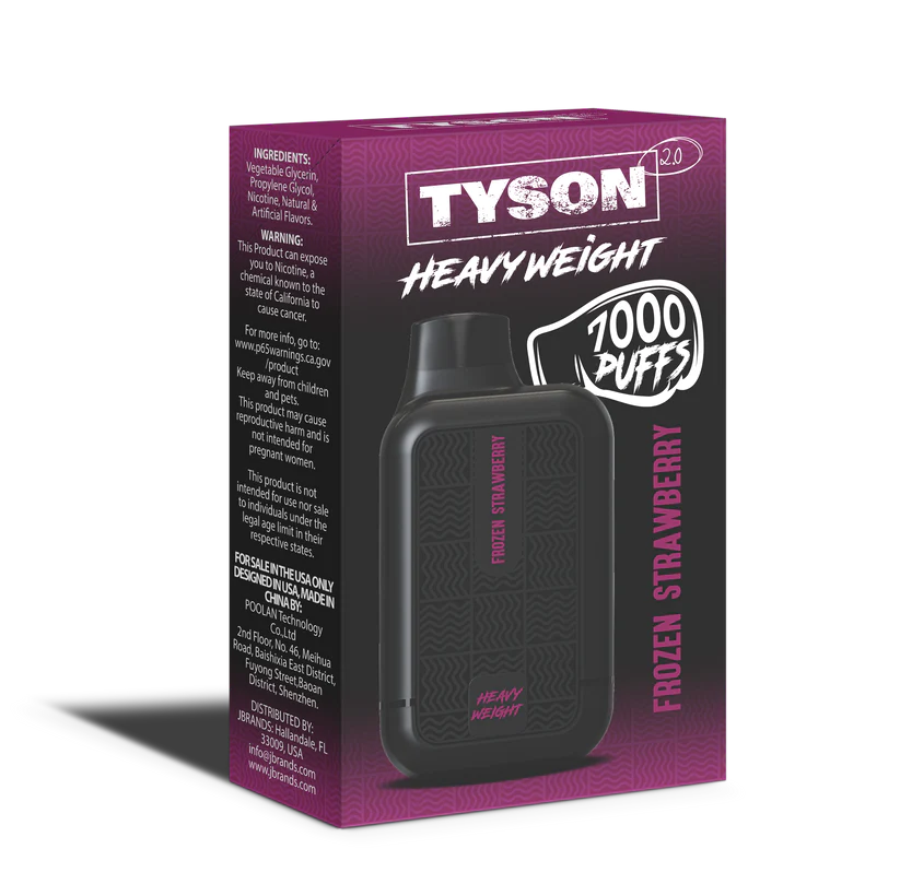 TYSON 2.0 HEAVY WEIGHT 7000 - FROZEN STRAWBERRY - E-CIG