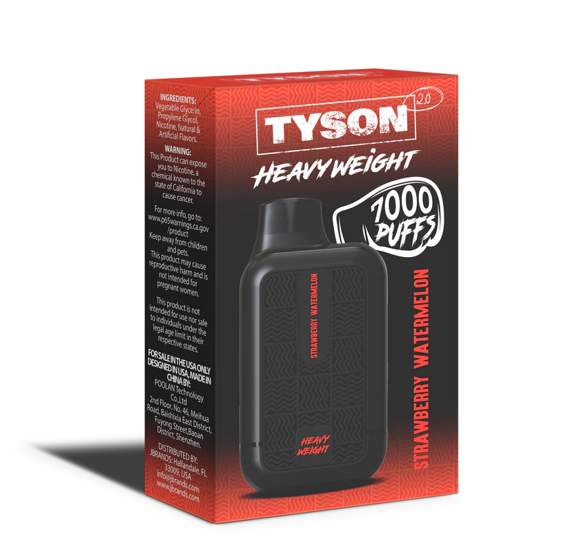 TYSON 2.0 HEAVY WEIGHT 7000 - STRAWBERRY WATERMELON - E-CIG
