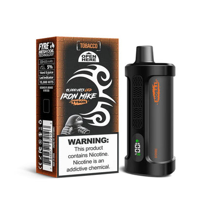 IRON MIKE TYSON 2.0 15,000 HITS 5% DISPOSABLE (5CT DISPLAY)