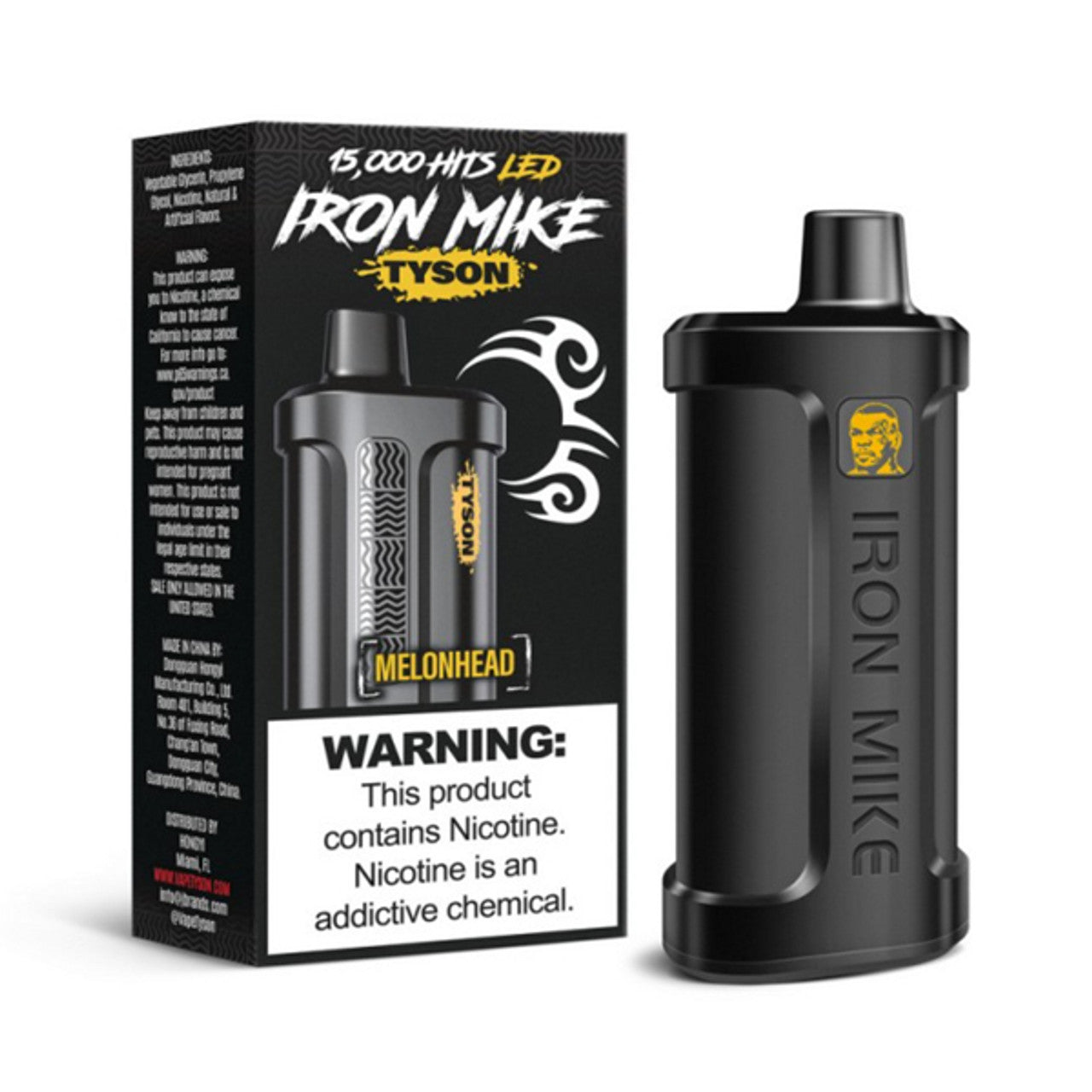 IRON MIKE TYSON 2.0 15,000 HITS 5% DISPOSABLE (5CT DISPLAY)