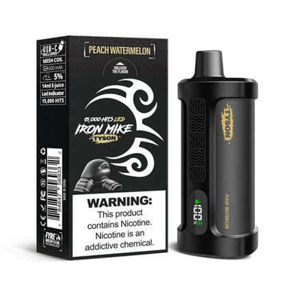 IRON MIKE TYSON 2.0 15,000 HITS 5% DISPOSABLE (5CT DISPLAY)