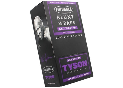 TYSON X FUTUROLA WRAPS, CONES & PAPERS | BLUNT WRAP KNOCKOUT OG 25CT