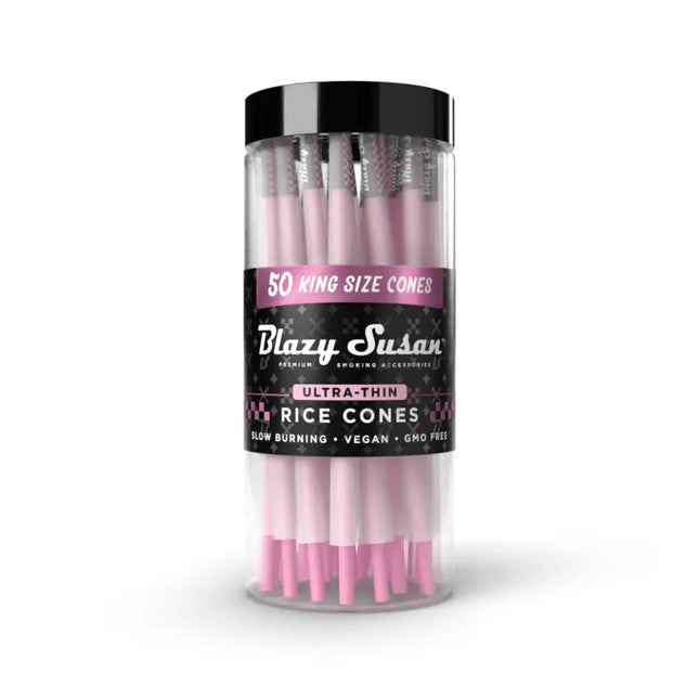 BLAZY SUSAN 50CT KING SIZE ULTRA THIN CONES | RICE CONES
