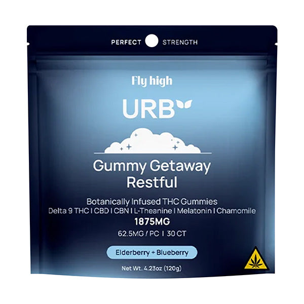 URB GUMMY GETAWAY 1875MG BOTANICALLY INFUSED GUMMIES (30CT BAG)